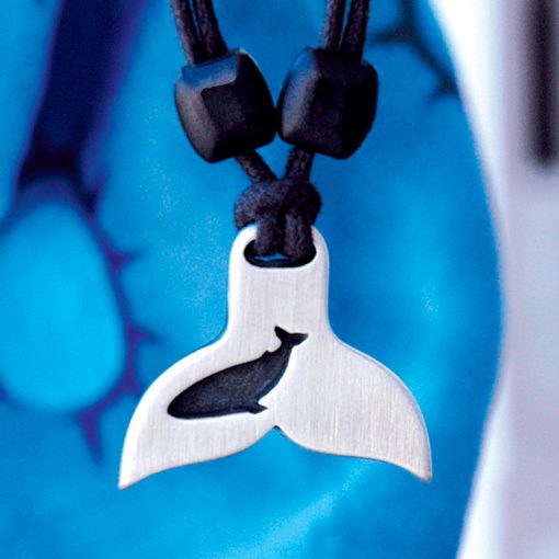 Pewter Pendant (Whale Tail)